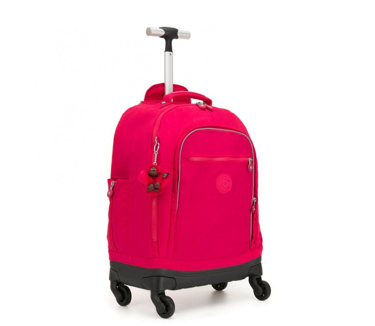KIPLING True Pink Echo Wheeled School Bag for Kids at FORZIERI