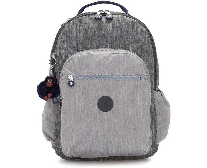 Ash Denim Seoul Go Extra-Large School Backpack for Kids - KIPLING