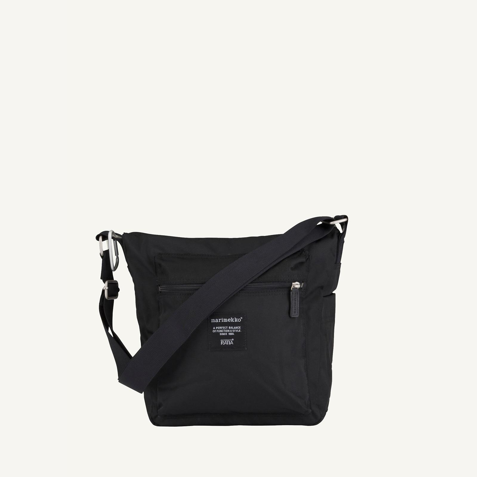 casual black crossbody bag