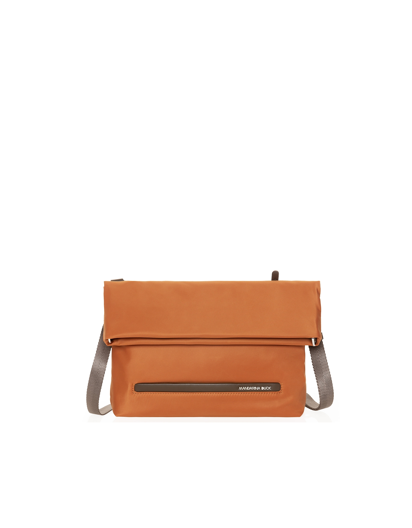 Mandarina Duck Designer Handbags Women's Orange Bag In Brown