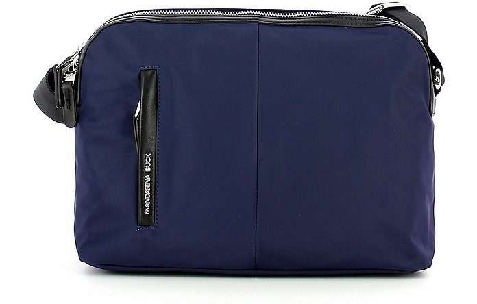 Blue Hunter Zip Top Crossover Bag - MANDARINA DUCK