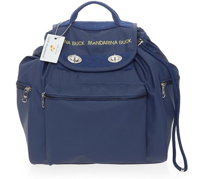 Blue Utility Backpack - MANDARINA DUCK
