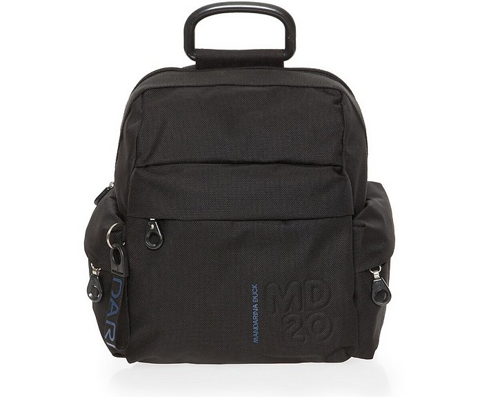 Black MD20 Small Backpack - MANDARINA DUCK