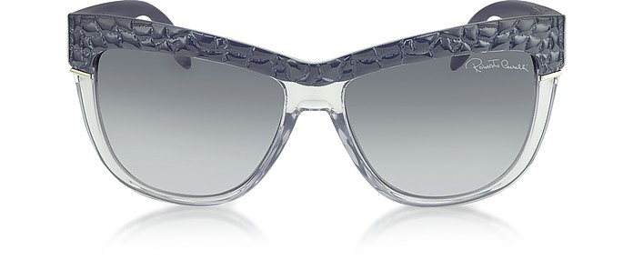 REA 739S 83B Purple/Transparent Women's Sunglasses - Roberto Cavalli