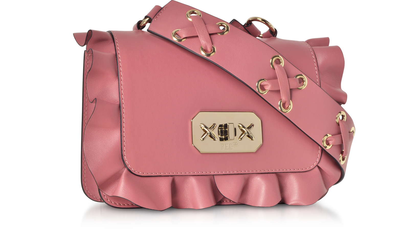 Valentino by Mario Valentino Pink Licia Quilted Small Shoulder Bag at  FORZIERI