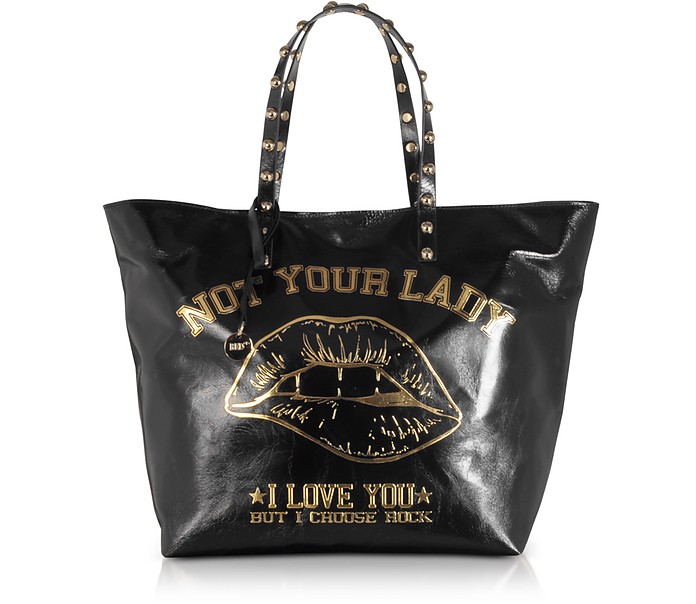 Not Your Lady Black Tote Bag - RED Valentino