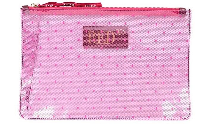 Transparent Pouch - RED Valentino