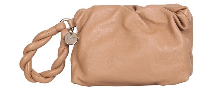 Leather Clutch - RED Valentino