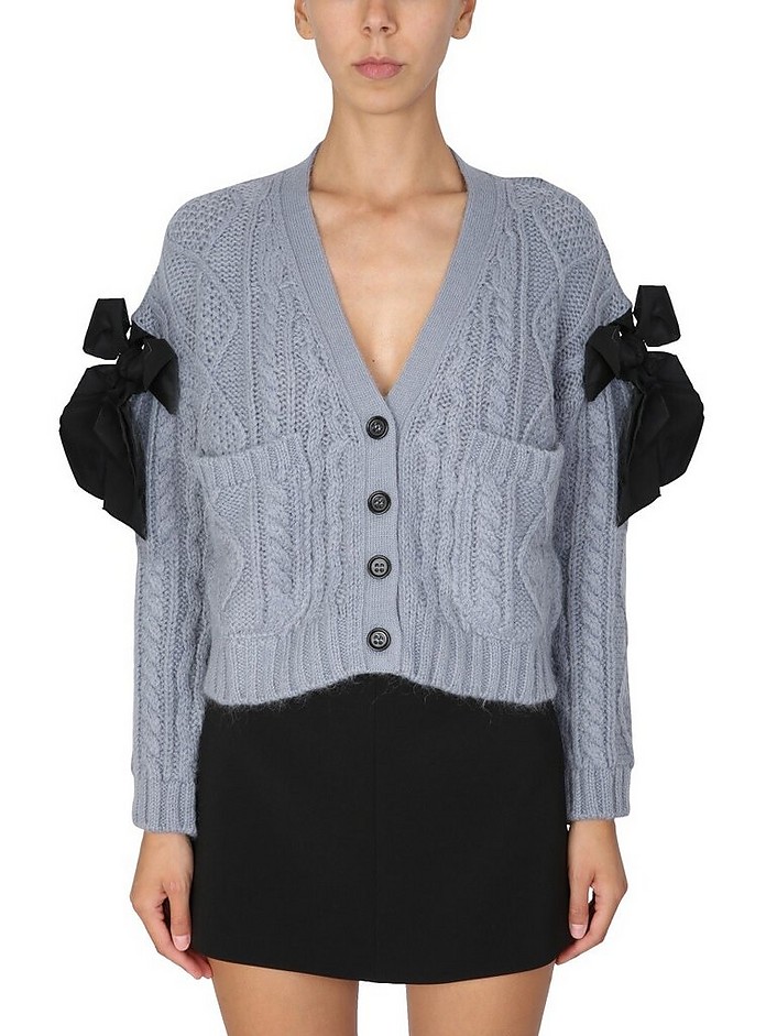 Cardigan With Bows - RED Valentino