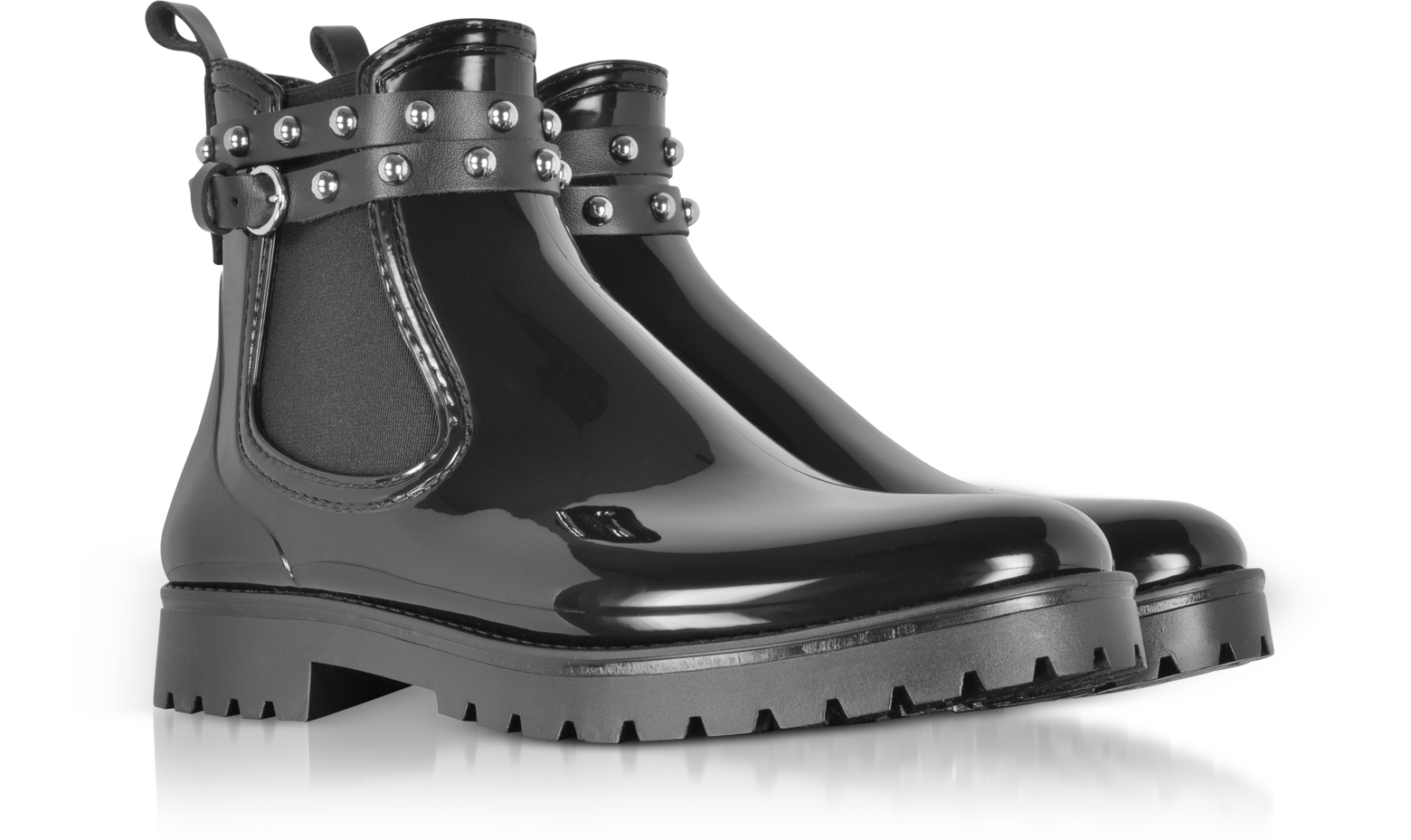 valentino studded rain boots