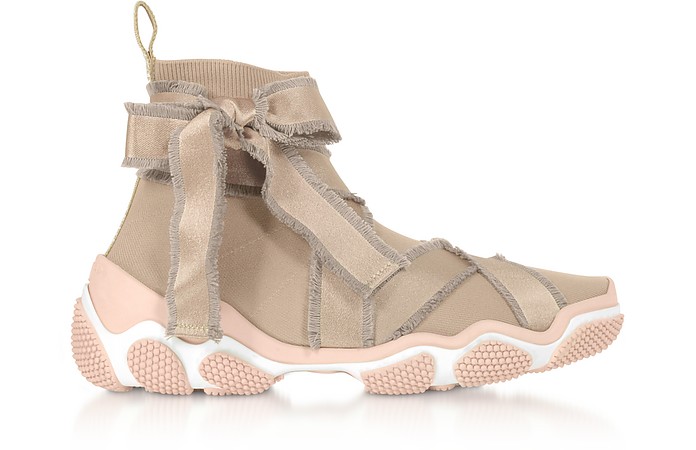 RED Valentino Nude Glam Run Sneakers 38 IT/EU at FORZIERI