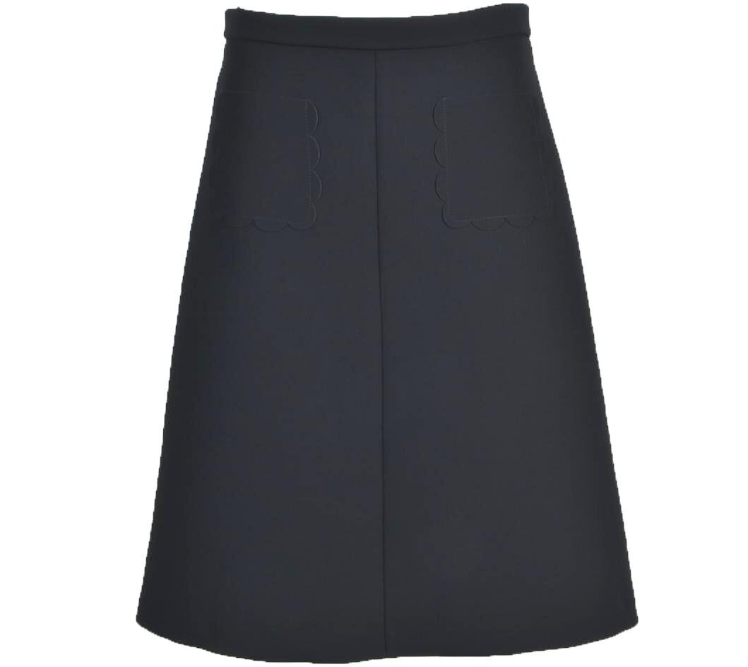 controller komplet Ære RED Valentino Women's Black Skirt 46 IT at FORZIERI
