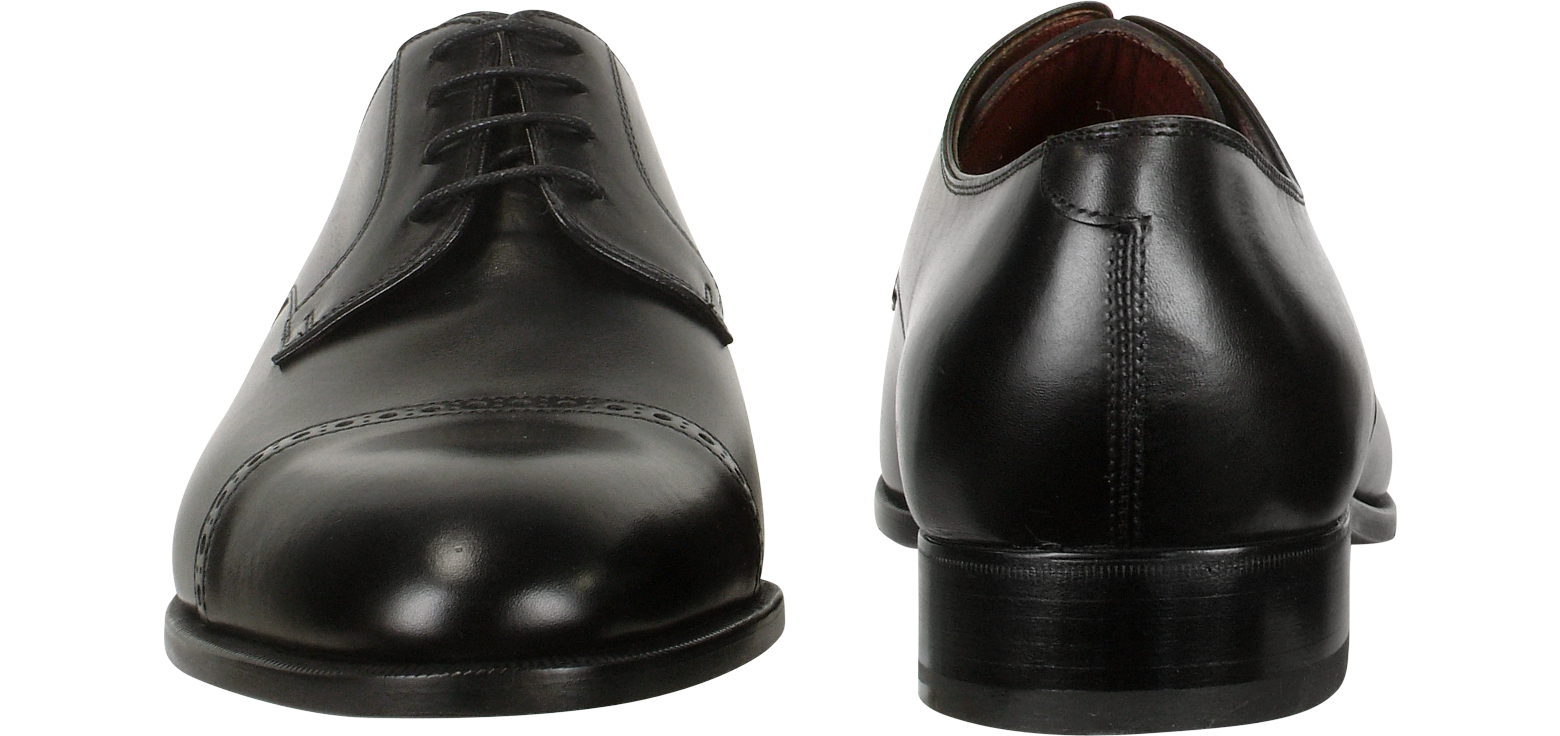 Fratelli Rossetti Black Calf Leather Cap Toe Oxford Shoes 7.5 (8.5 US ...