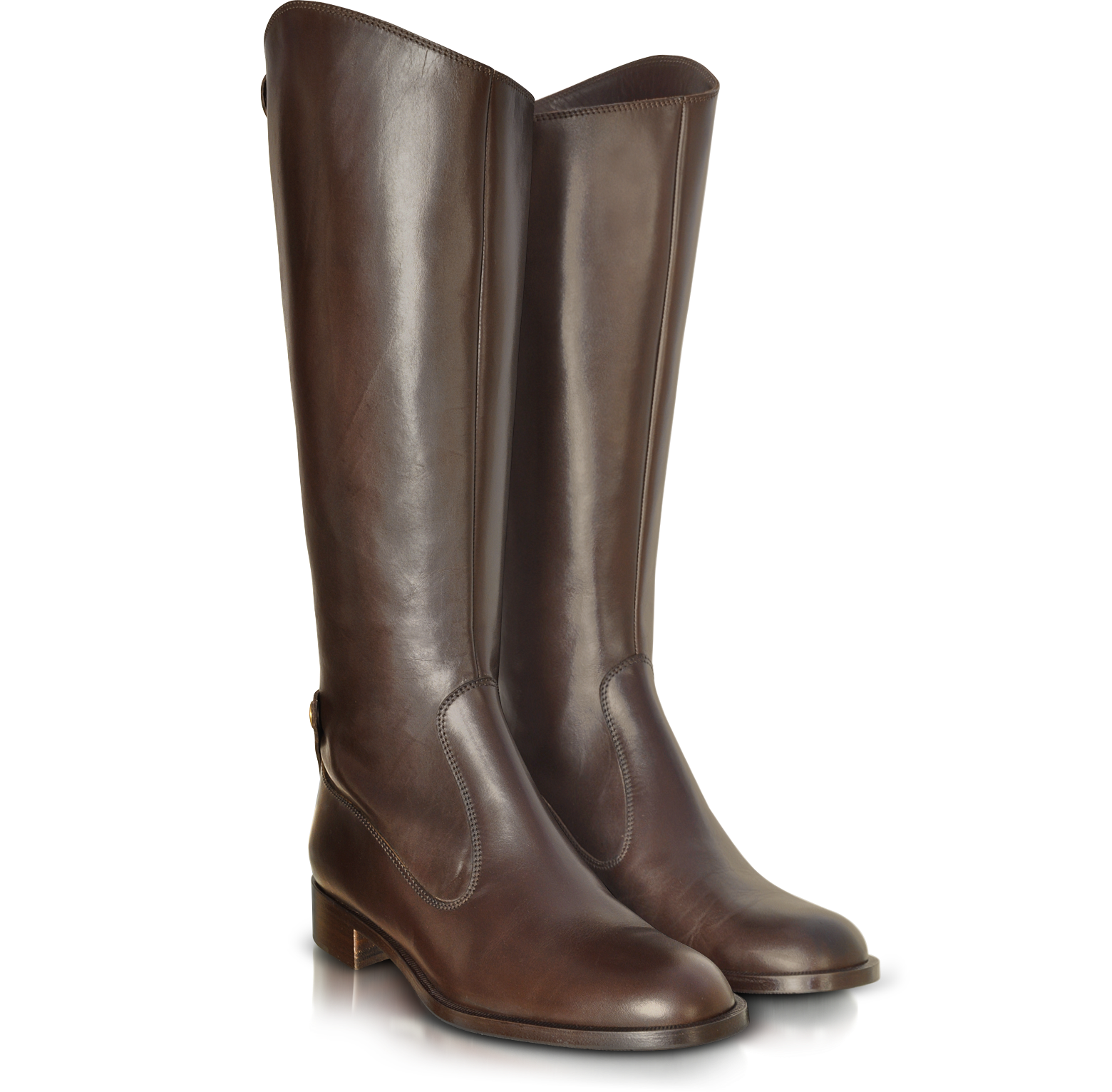 Fratelli Rossetti Dark Brown Leather Knee Boots 9.5 US | 7 UK | 40 EU ...