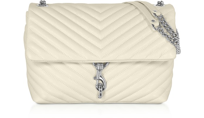 Quilted Leather Edie Flap Shoulder Bag - Rebecca Minkoff