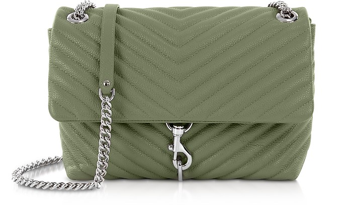 Quilted Leather Edie Flap Shoulder Bag - Rebecca Minkoff