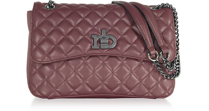 RB Releve Quilted Eco Leather Shoulder Bag - Roccobarocco