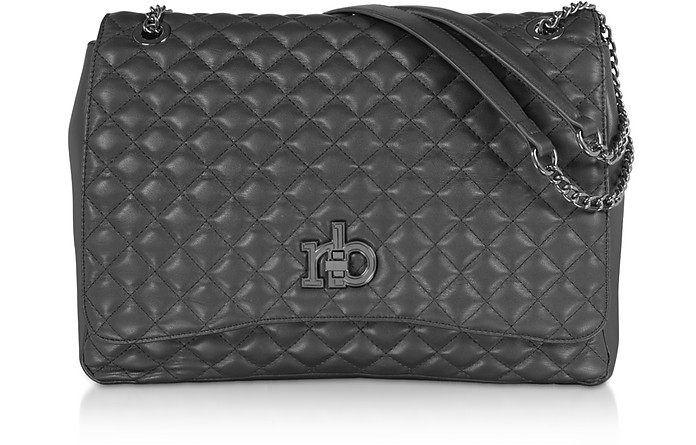 RB Small Releve Quilted Eco Leather Shoulder Bag - Roccobarocco