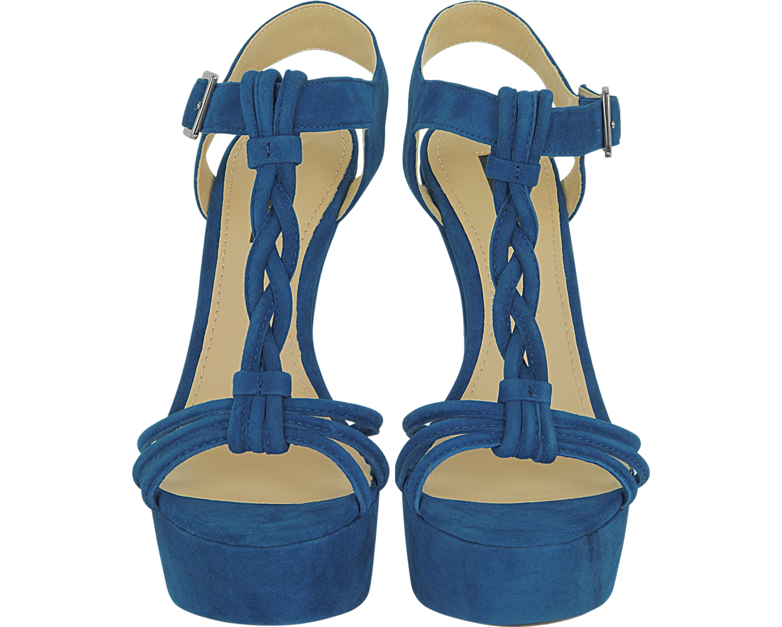 Rachel Zoe Valerie - Turquoise Suede Platform Sandal 6M US at FORZIERI