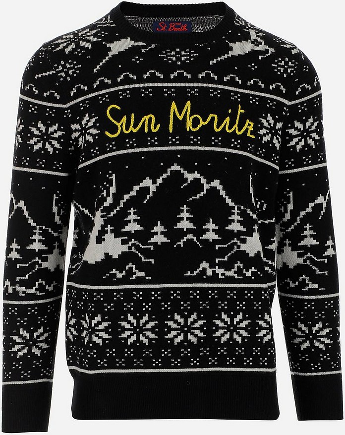 Men's Crewneck Sweater - Saint Barth Mc2