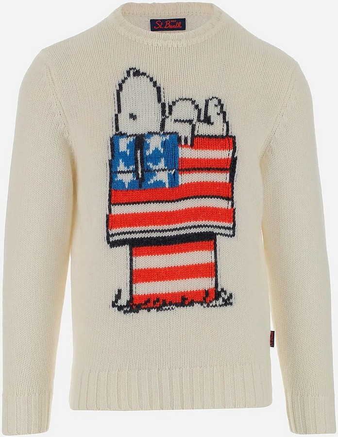 Men's Crewneck Sweater - Saint Barth Mc2