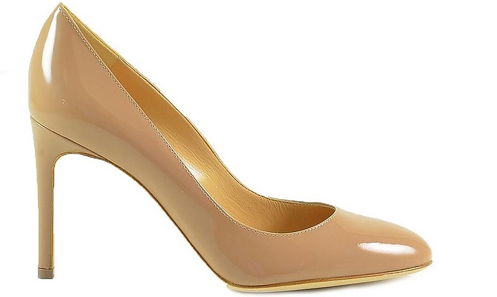 Nude Patent Leather Pumps - Sergio Rossi / ZW bV