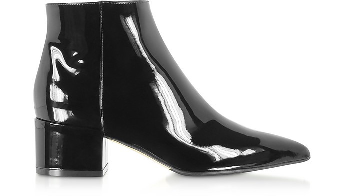 Soft Patent Leather Black Boots - Sergio Rossi