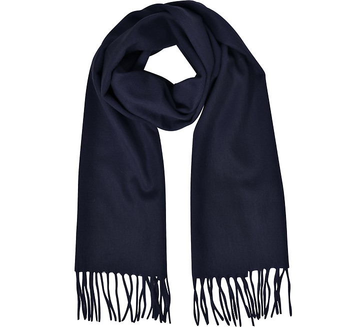 Cashmere and Wool Fringed Long Scarf - Mila Schon / ~ V[
