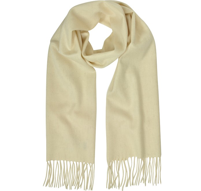 Cashmere and Wool Fringed Long Scarf - Mila Schon