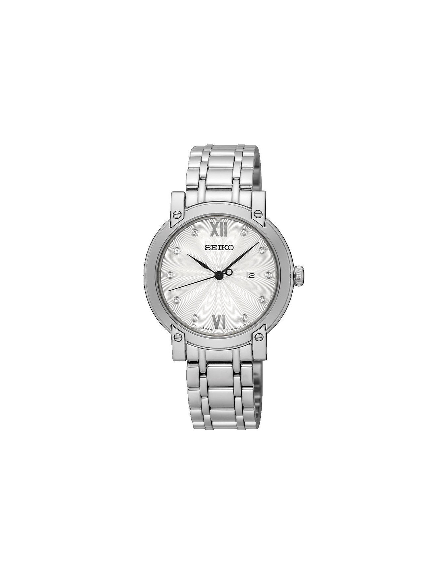 Seiko Designer Women's Watches Women's Quartz Analogue Watch In Silver