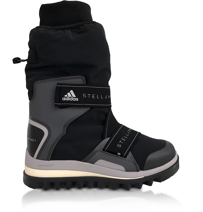 Black and Pearl Gray Winterboots - Adidas Stella McCartney