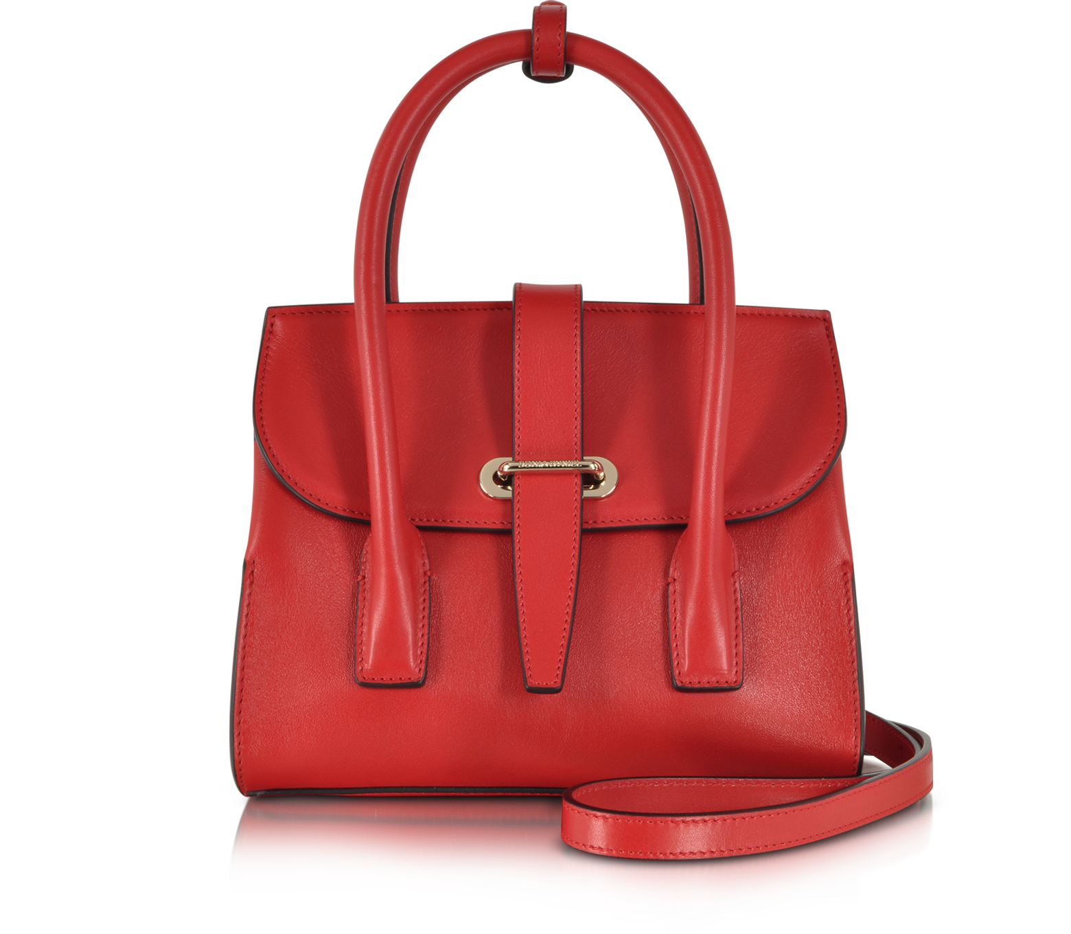 Sonia Rykiel Matthieu Red Leather Crossbody Bag at FORZIERI