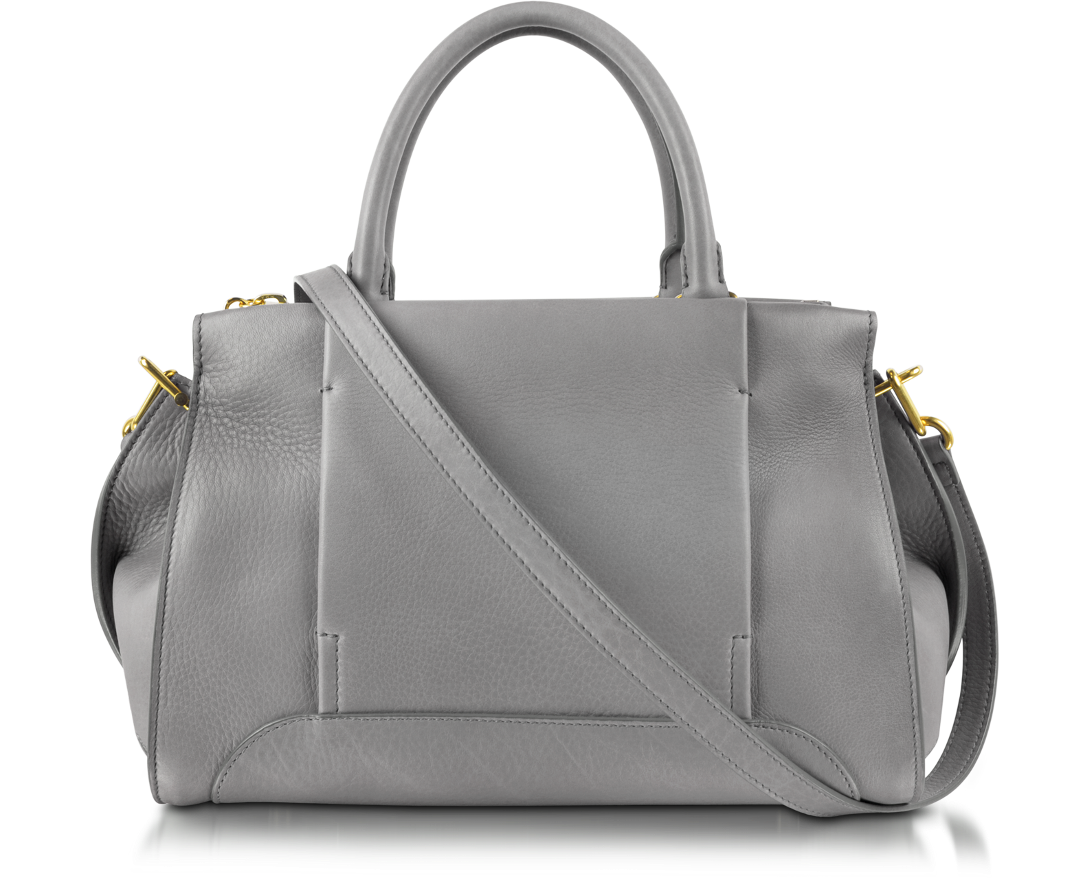 Sonia Rykiel Edgar Graphite Medium Leather Handbag at FORZIERI