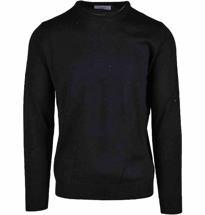 Men's Black Sweater - Spadalonga