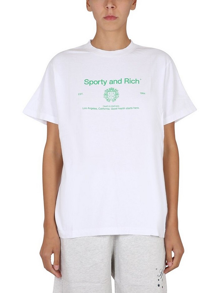 Logo Print T-Shirt - Sporty & Rich