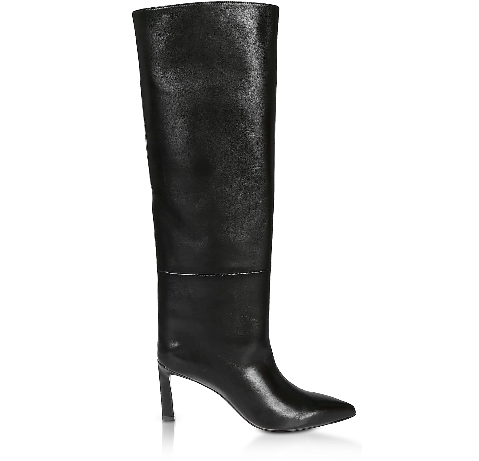 stuart weitzman black leather boots
