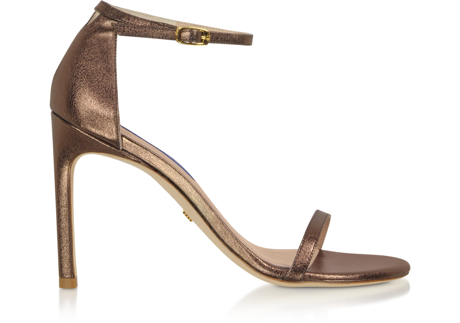 bronze high heels