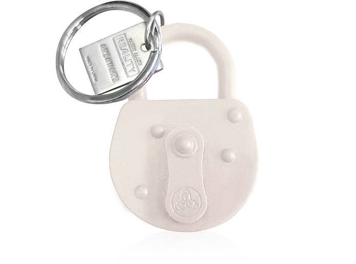 Silicone and Stainless Steel Lock Key Chain - Skitsch 
