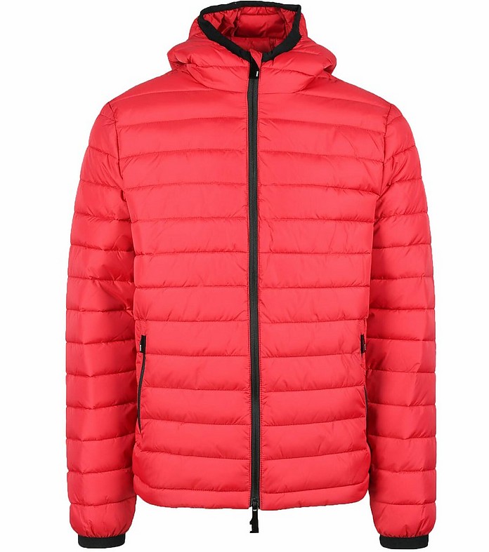 Men's Red Padded Jacket - Suns Boards