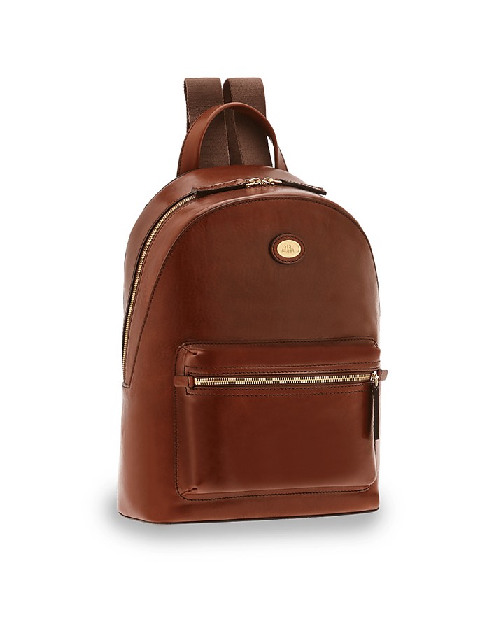 Story Uomo Genuine Leather Backpack w/Zip - The Bridge