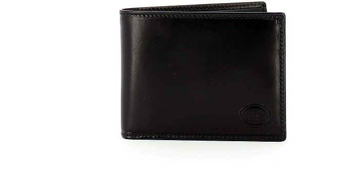 Black Story Men's Wallet w/Zippered Coin Pocket - The Bridge