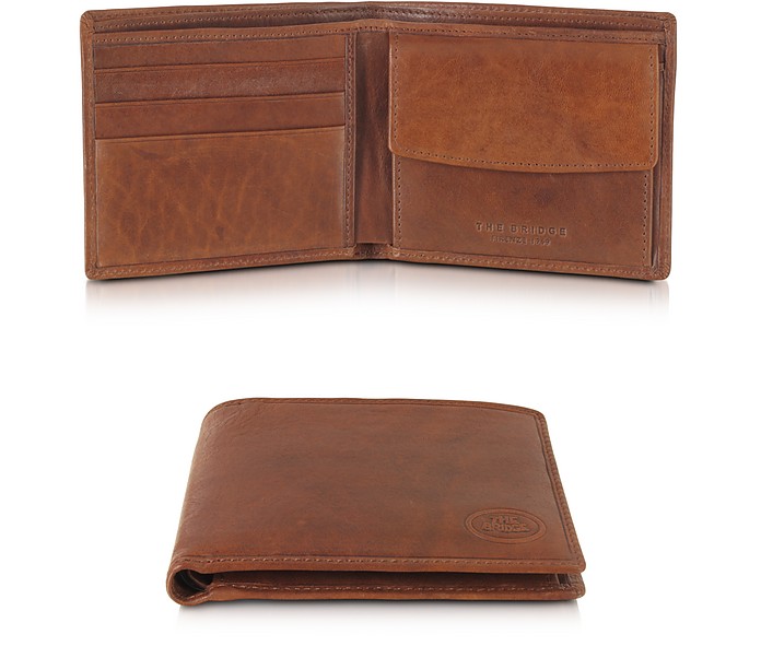 Story Uomo Leather Billfold Wallet w/Coin Pocket - The Bridge