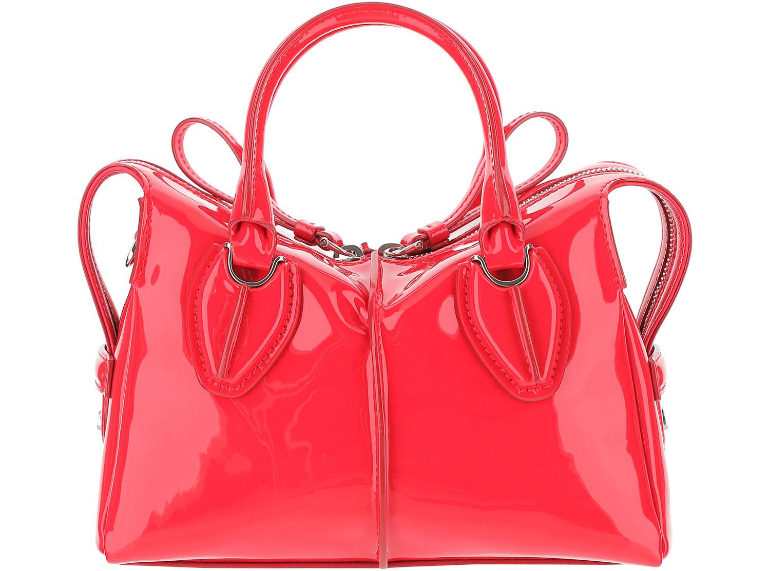 Red Patent Small Handbag