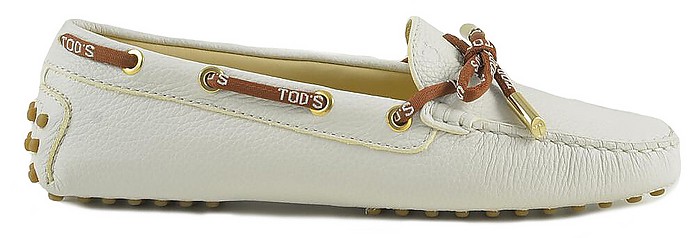 Women's White Loafer Shoes - Tod's
