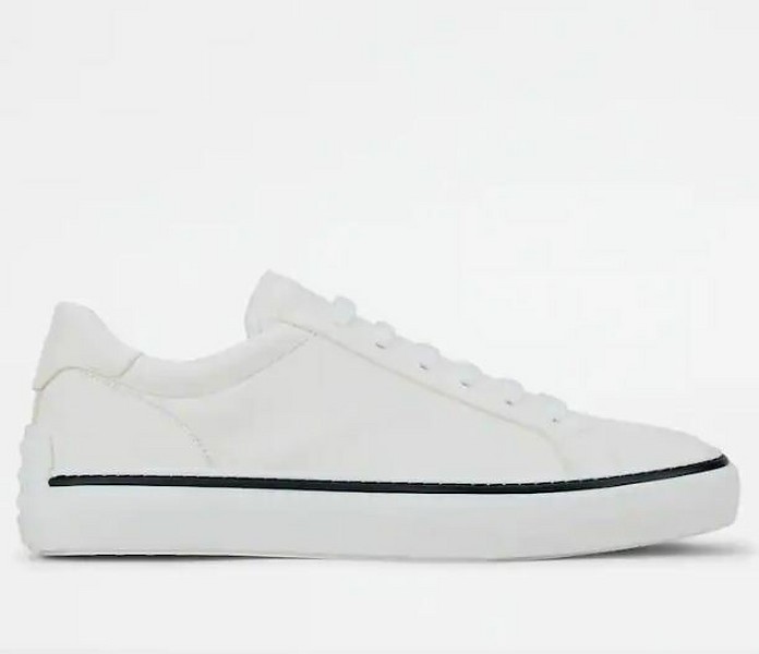 White Leather Men's Flat Sneakers - Tod's