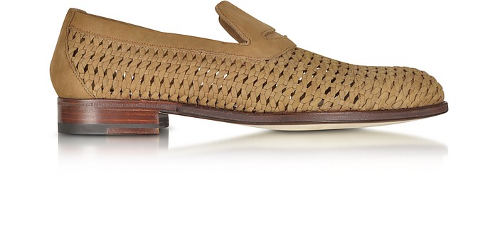 Brandy Woven Leather Slip-on Shoe - A.Testoni