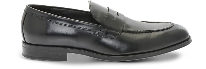 Leather Men's Loafer Shoes - A.Testoni