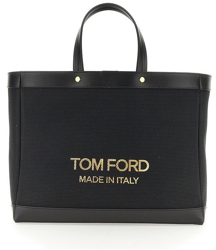Textured Canvas Tote Bag - Tom Ford