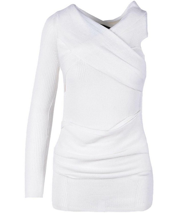 Women's White Top - Tom Ford / g tH[h