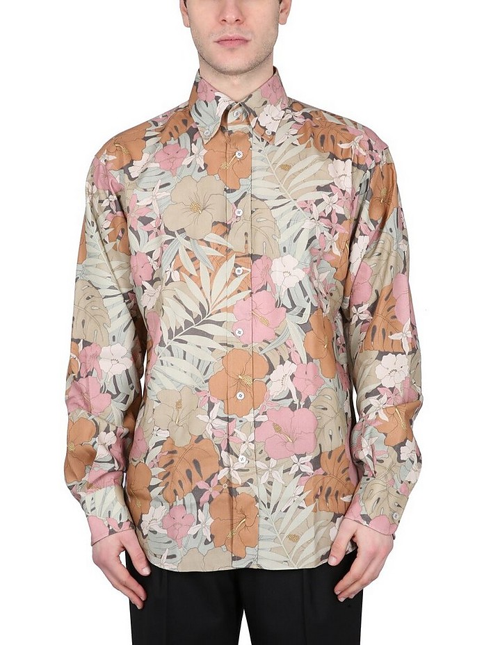 Dusty Hibiscus Shirt - Tom Ford